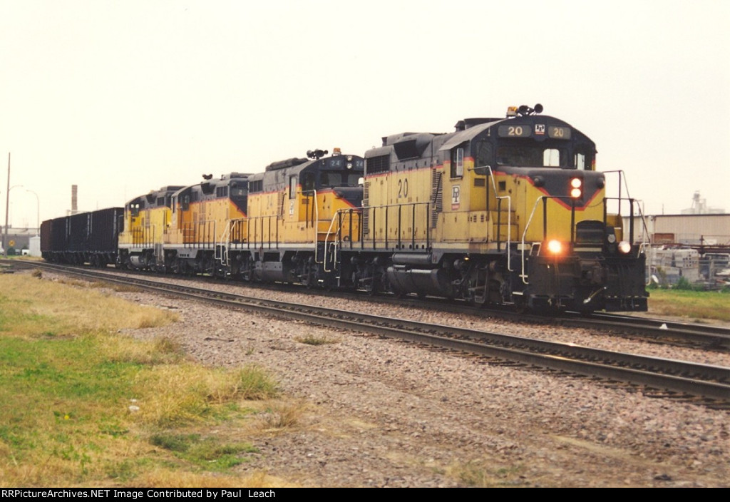 Rock train eases east
